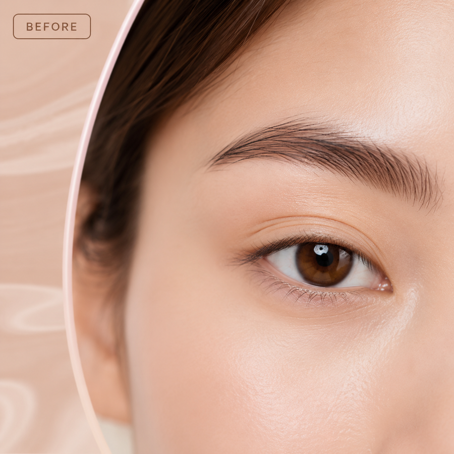 Before lash lift